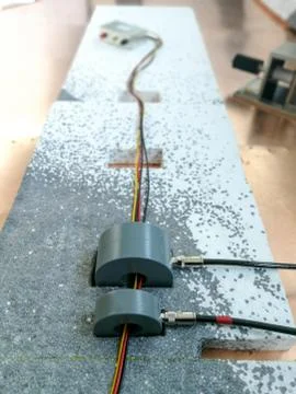 Bulk current injection EMC test equipment close up Stock Photos