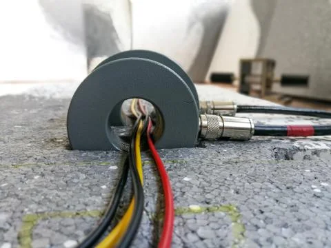 Bulk current injection EMC test equipment close up Stock Photos