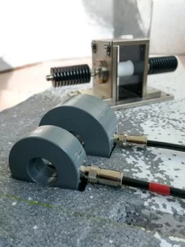 Bulk current injection EMC test equipment close up Stock Photos