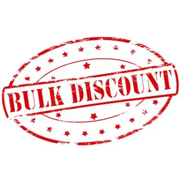 Bulk discount Stock Illustration