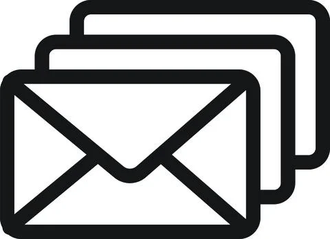 Bulk email icon Stock Illustration