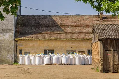 Bulk Material Bags Stock Photos