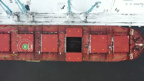 Bulk ship cargo doors Stock Footage 150263582