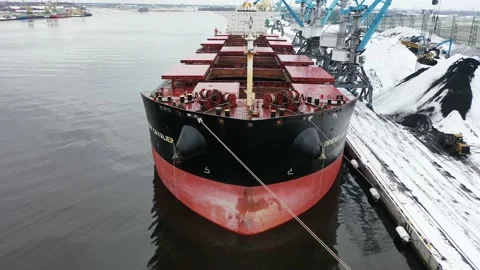 Bulk Ship Orient Cavalier Stock Footage 150262994