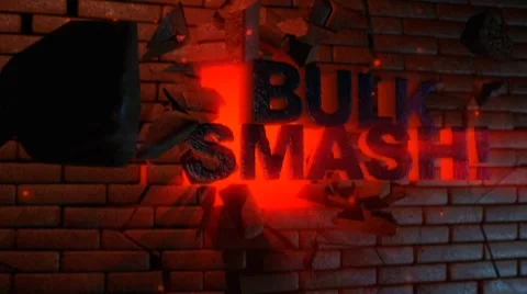 Bulk Smash! - Explosive Text Through Wall Logo Stinger Stock After Effects