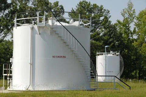 Bulk Storage Tanks Foto stock