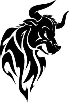 Bull abstract Stock Illustration