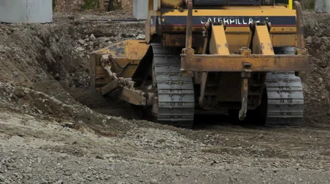 Bull Dozer  Stock Footage 923598