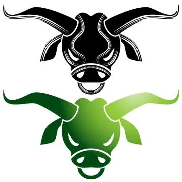 Bull head Stock Illustration