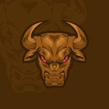 Bull head Stock Illustration