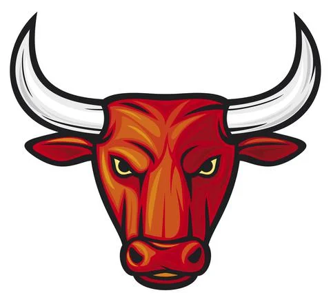 Bull head Stock Illustration