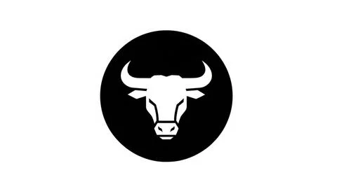 Bull head logo Stock Illustration