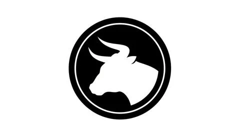 Bull head logo Stock Illustration