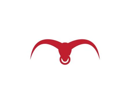 Bull head vector icon Stock Illustration