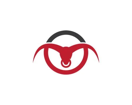 Bull head vector icon Stock Illustration