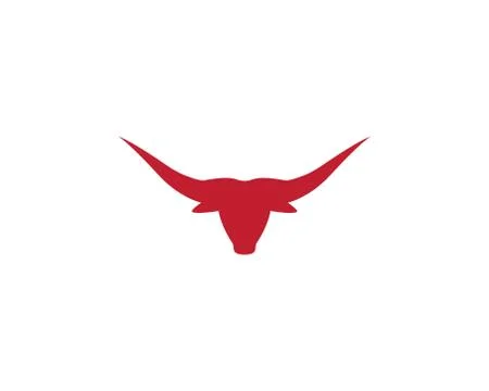 Bull head vector icon Stock Illustration