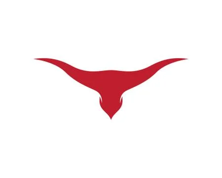 Bull head vector icon illustration Stock Illustration