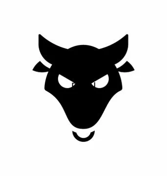 Bull Head Vector Stock Illustration