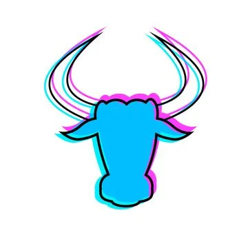 Bull icon Stock Illustration