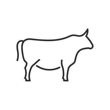 Bull Icon Illustrazione stock