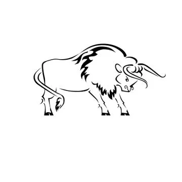 Bull Stock Illustration