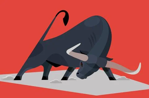 Bull Stock Illustration