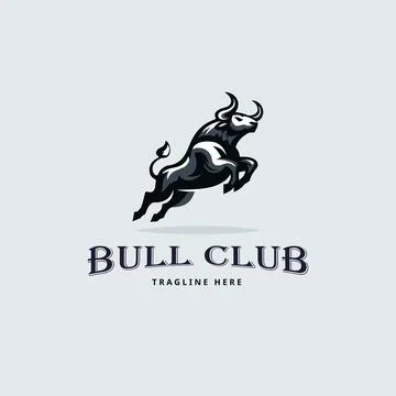 Bull logo design vector template. Buffalo logo vector illustration. Wild an.. Stock Illustration