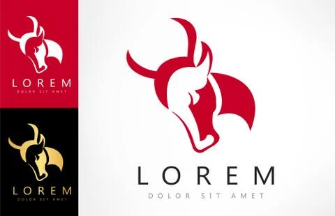Bull logo Stock Illustration