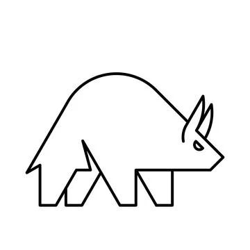 Bull Logo Illustrazione stock