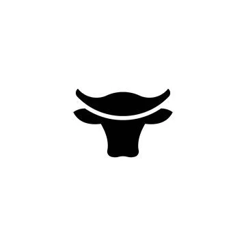 Bull logo template vector Stock Illustration