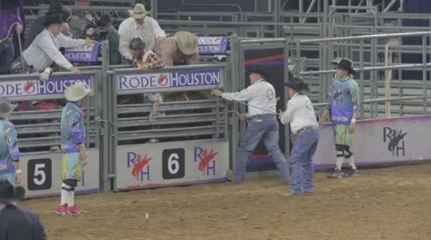 Bull Riding Event at a Rodeo 5 Vidéo 48242558