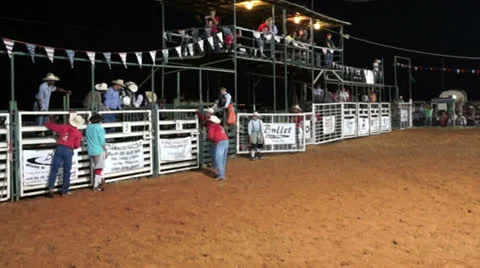 Bull riding Stock Footage 25878636