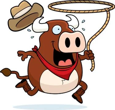 Bull Rodeo Stock Illustration