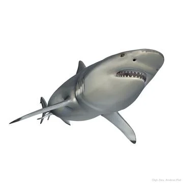 3D Model: Bull shark male ~ Buy Now #91428145 | Pond5