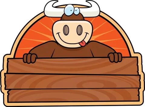 Bull Sign Stock Illustration