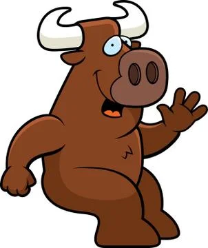 Bull Sitting Stock Illustration