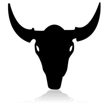 Bull skull Stock Illustration