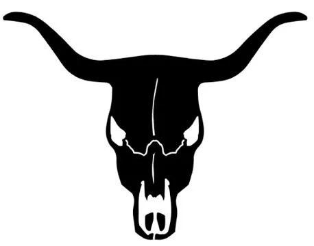 Bull Skull Stock Illustration