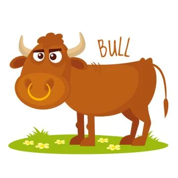 Bull Vector illustration isolated Stock Illustration