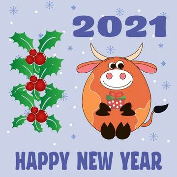 BULL2021 Stock Illustration