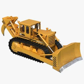 Bulldozer 3D Model 3D Model