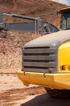 Bulldozer in action Foto stock