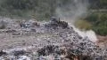 Bulldozer in the city dump HD Footage