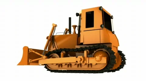 Bulldozer Stock Footage 682250