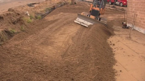 Bulldozer Stock Footage 1012733