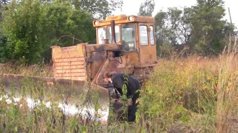 Bulldozer Vídeo Stock 12092421
