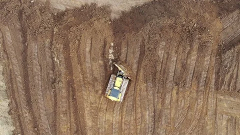 Bulldozer Stock Footage 104815911