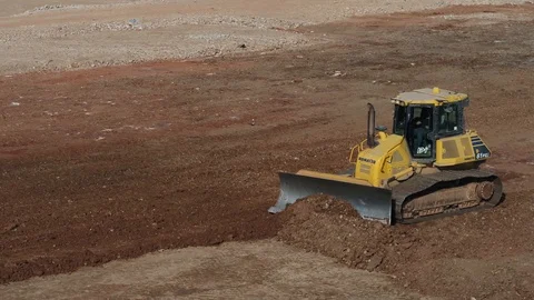 Bulldozer Stock Footage 123790460