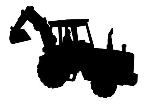 Bulldozer Stock Illustration