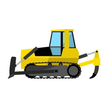 Bulldozer Stock Illustration